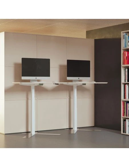 Bureau Assis Debout Ergonomique Mono-Pied Delta 6 Bureau Assis Debout Ergonomique Mono-Pied Delta – Image 4