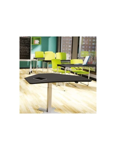 Bureau Assis Debout Ergonomique Mono-Pied Delta 3 Bureau Assis Debout Ergonomique Mono-Pied Delta