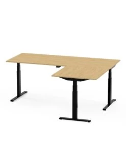 Mobilier Sain -Mobilier Sain bureau ergonomique assis debout angle adjust 3 pieds 1