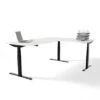 Bureau Ergonomique Assis-debout D’angle Adjust 3 Pieds -Mobilier Sain bureau ergonomique assis debout angle adjust 3 pieds