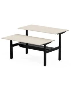 Bureau Ergonomique électrique Face-à-face Adjust Bench -Mobilier Sain bureau ergonomique electrique face a face ugo bench 2