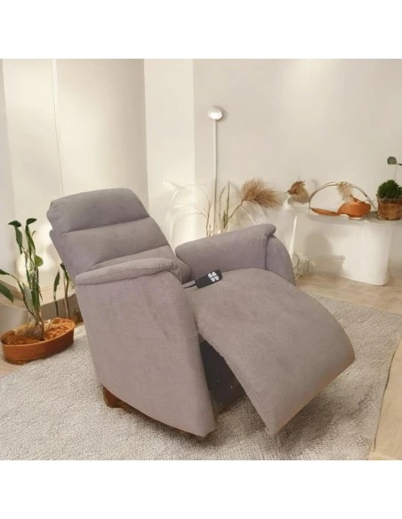 Fauteuil Relax Horatio Taupe 4 Fauteuil Relax Horatio Taupe – Image 2