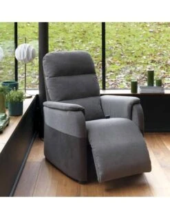 Fauteuil Relax Horatio Taupe 8 Fauteuil Relax Horatio Taupe -Mobilier Sain fauteuil relax horatio 2