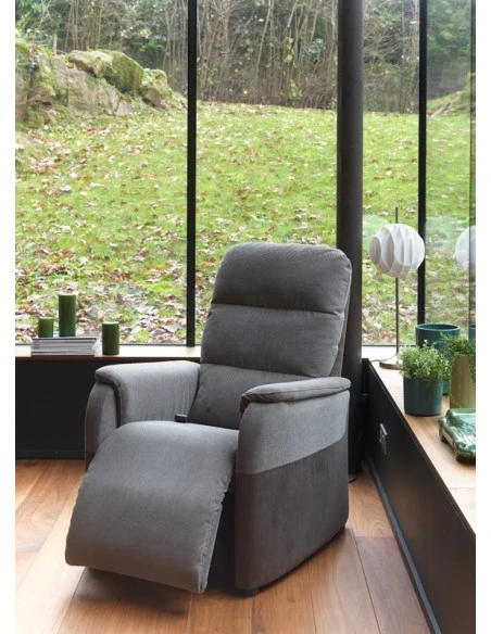 Fauteuil Relax Horatio Taupe 6 Fauteuil Relax Horatio Taupe – Image 4