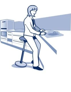 Siège Ergonomique Assis-debout Moizi 20 -Mobilier Sain siege assis debout moizi 20 4
