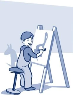 Siège Ergonomique Assis-debout Moizi 20 -Mobilier Sain siege assis debout moizi 20 5