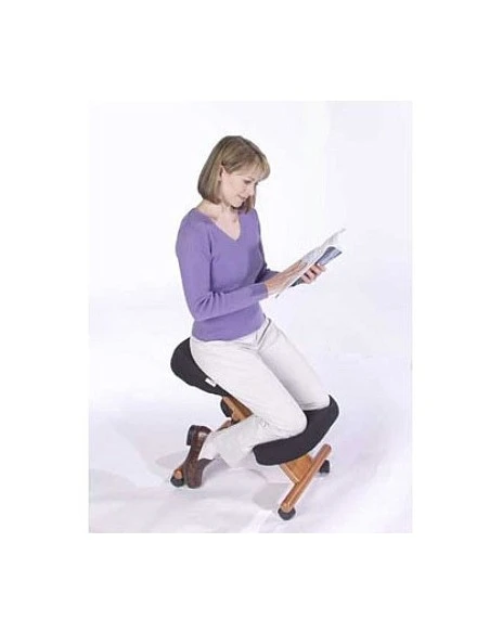 SISSEL Siège Assis Genoux Noir En Mousse à Mémoire De Forme Visco Livraison Rapide 5 SISSEL Siège Assis Genoux Noir En Mousse à Mémoire De Forme Visco Livraison Rapide – Image 3