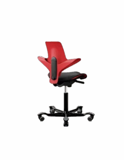 Siège Ergonomique Rouge Et Noir Capisco Puls 8020