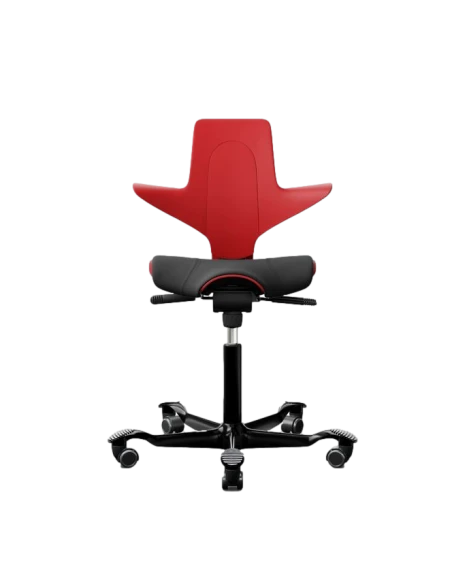 Siège Ergonomique Rouge Et Noir Capisco Puls 8020 5 Siège Ergonomique Rouge Et Noir Capisco Puls 8020 – Image 3