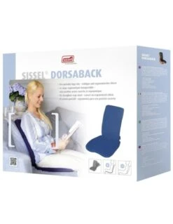 SISSEL Sur-siège Ergonomique Noir Dorsaback 7 SISSEL Sur-siège Ergonomique Noir Dorsaback -Mobilier Sain sur siege ergonomique dorsaback noir 2